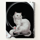 Carnet chat de style ukiyo japonais (Dos)