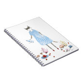 Carnet Chat de thé dans une robe de marcheuse de Karen (Côté Droit)