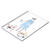 Carnet Chat de thé dans une robe de marcheuse de Karen (Côté gauche)