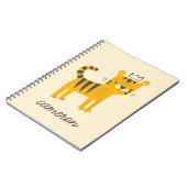 Carnet Chat de tigre sauvage (Côté gauche)