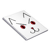 Carnet Chat démon en colère (Côté Droit)