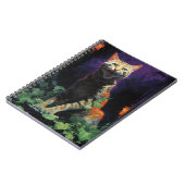 Carnet Chat d'Halloween éffrayant (Côté gauche)