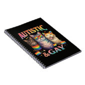 Carnet Chat drôle autiste et gay (Côté Droit)