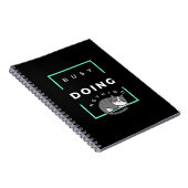CARNET CHAT DRÔLE OCCUPÉ À NE RIEN FAIRE  (Côté Droit)