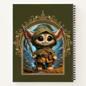 Carnet Chat du gardien de la forêt - animal d'Imaginaire  (Dos)