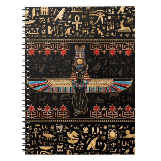 Carnet Chat égyptien - Bastet (Devant)