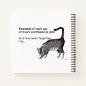 Carnet Chat égyptien Gris Tabby (Dos)