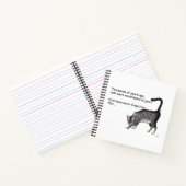 Carnet Chat égyptien Gris Tabby (Intérieur)