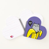 Carnet Chat en banane (Intérieur)