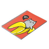 Carnet Chat en banane (Côté gauche)