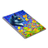 Carnet Chat en fleurs (Côté Droit)