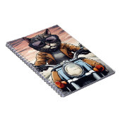 Carnet Chat en moto (Côté Droit)