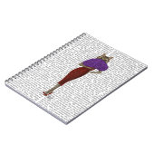 Carnet Chat En Robe Rouge (Côté gauche)