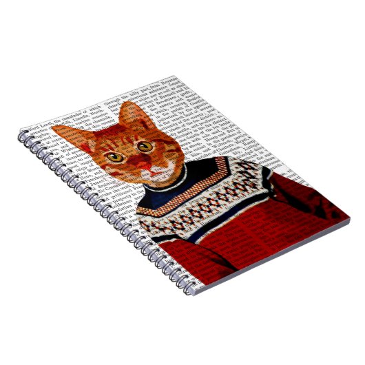 Carnet Chat en Sweat de ski 2 (Côté Droit)