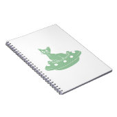 Carnet Chat en Ufo - Choisissez la couleur arrière - plan (Côté Droit)