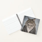 Carnet Chat En Vêtements (Intérieur)