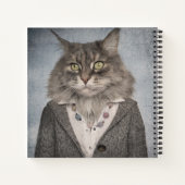 Carnet Chat En Vêtements (Dos)