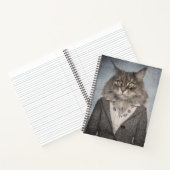 Carnet Chat En Vêtements (Intérieur)