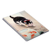 Carnet Chat et bol à poissons rouges (Côté Droit)