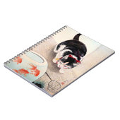 Carnet Chat et bol à poissons rouges (Côté gauche)