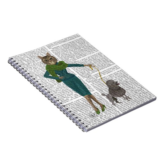 Carnet Chat et caniche (Côté Droit)