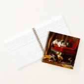 Carnet Chat et chatons Jouer avec chaise (Intérieur)