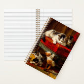 Carnet Chat et chatons Jouer avec chaise (À l'intérieur)