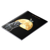 Carnet Chat et écureuil ridicules sur la Lune (Côté gauche)