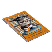 Carnet Chat Étudiant Diplômé Drôle (Côté Droit)