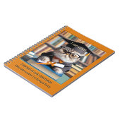Carnet Chat Étudiant Diplômé Drôle (Côté gauche)