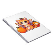 Carnet Chat fée mignonne avec oranges (Côté Droit)