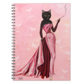 Carnet Chat flamand en rose (Devant)