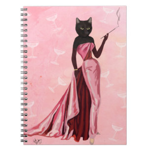 Carnet Chat flamand en rose