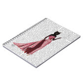 Carnet Chat flamand en rose 2 (Côté gauche)