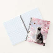 Carnet Chat Fleur de Cerisier et Papillons (1) (Intérieur)