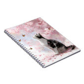 Carnet Chat Fleur de Cerisier et Papillons (1) (Côté Droit)