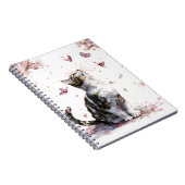 Carnet Chat Fleur de Cerisier et Papillons (10) (Côté Droit)