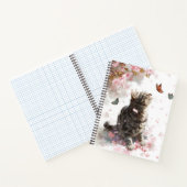 Carnet Chat Fleur de Cerisier et Papillons (11) (Intérieur)