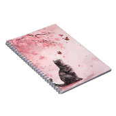 Carnet Chat Fleur de Cerisier et Papillons (12) (Côté Droit)