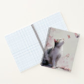 Carnet Chat Fleur de Cerisier et Papillons (13) (Intérieur)