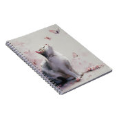 Carnet Chat Fleur de Cerisier et Papillons (13) (Côté Droit)