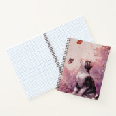 Carnet Chat Fleur de Cerisier et Papillons (2) (Intérieur)