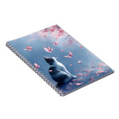 Carnet Chat Fleur de Cerisier et Papillons (4) (Côté Droit)