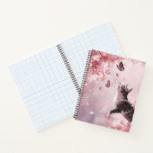 Carnet Chat Fleur de Cerisier et Papillons (7) (Intérieur)