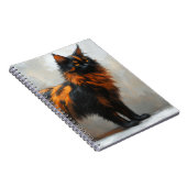 Carnet Chat flufflye maine coon (Côté Droit)