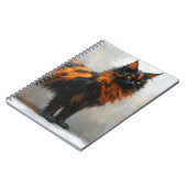 Carnet Chat flufflye maine coon (Côté gauche)