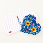 Carnet Chat gothique bleu (Intérieur)
