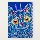 Carnet Chat gothique bleu (Verso)