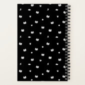 Carnet Chat Gribouillé Noir (Verso)