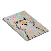 Carnet Chat Gribouillis Gris (Côté Droit)